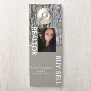 Modern Property Manager Home Sales Broker Door Hanger