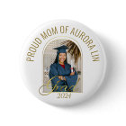 Modern Proud Mom of the Grad Custom Photo Boho