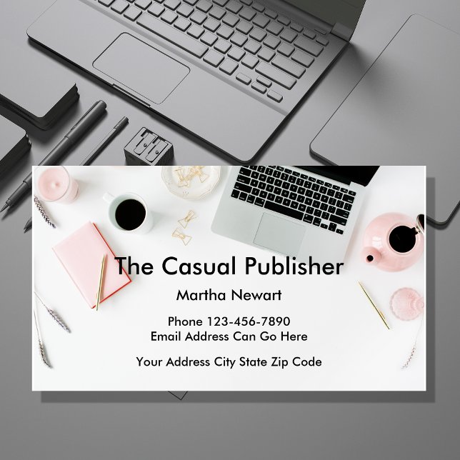 Modern Publisher Businesscards Business Card (Creator Uploaded)