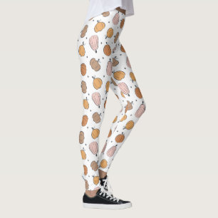 Modern Pumpkin Pattern - Leggings