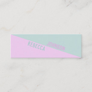 Modern Punchy Pastel Duotone - Business Card