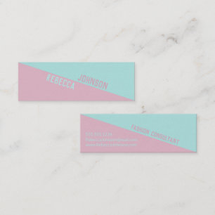 Modern Punchy Pastel Duotone - Business Card