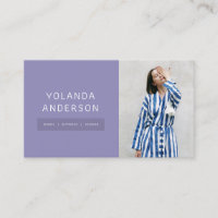 Modern purple fashion stylist actor model photo
