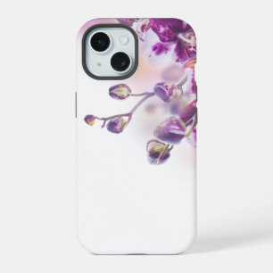Modern Purple Floral iPhone 15 Case