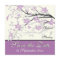Modern purple flowers wedding Save the Date