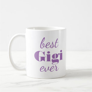 Modern Purple Gigi Personalized Custom  Mug