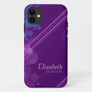 Modern Purple Grunge Design iPhone 5 Case