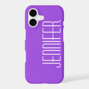 Modern Purple, Minimalist, Custom Jumbo Name