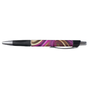 Modern-Purple Pink and Gold Pen