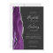 Modern Purple Silver Agate Dark Wedding