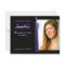 Modern Purple Tassle Graduation Party Photo Invite