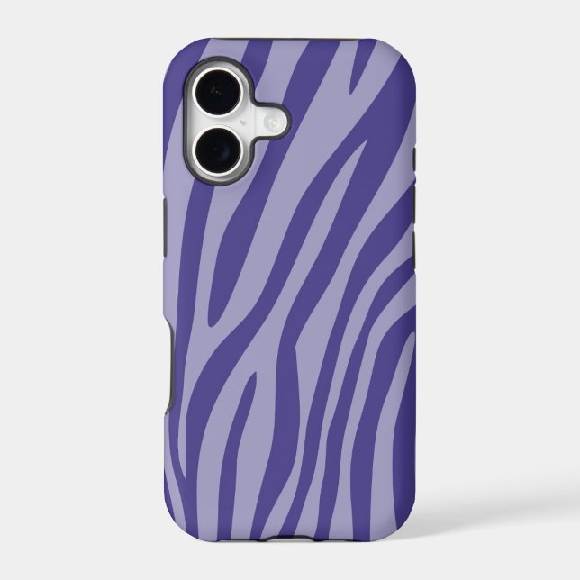 Modern Purple Zebra Print Skin Pattern (Back)