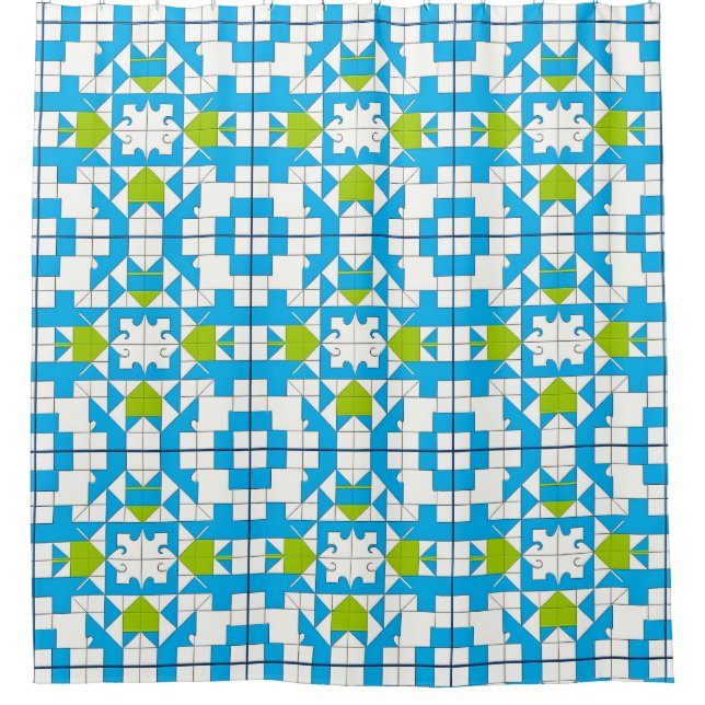 Modern Puzzle Pattern For Contemporary Spaces (Front)