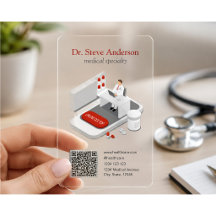 Modern QR Code Acrylic Medical