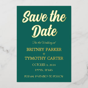 Modern QR Code Photo Emerald Green Script Wedding