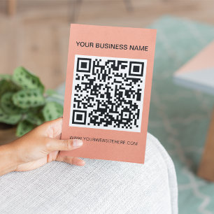 Modern QR Code Scannable  Promotional Advertising  Flyer