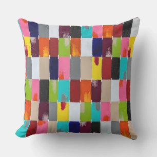 Modern Quilt 20 x 20 Outdoor Throw Pillow