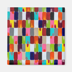 Modern Quilt Magnet