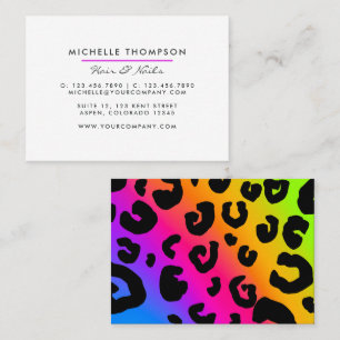 Modern Rainbow Business Card