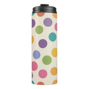 Modern Rainbow Color Hexagonal Art Thermal Tumbler