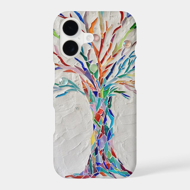 Modern Rainbow Coloured Tree (Back)
