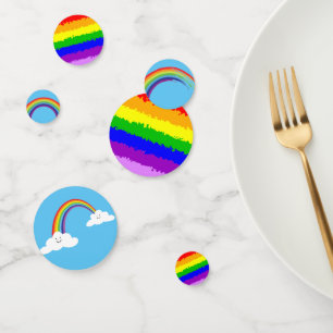Modern Rainbow Confetti