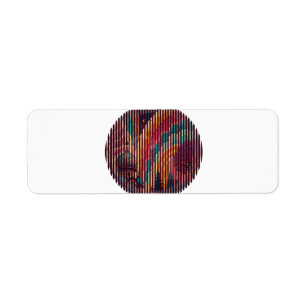 Modern Rainbow Fantasy Return Address Labels