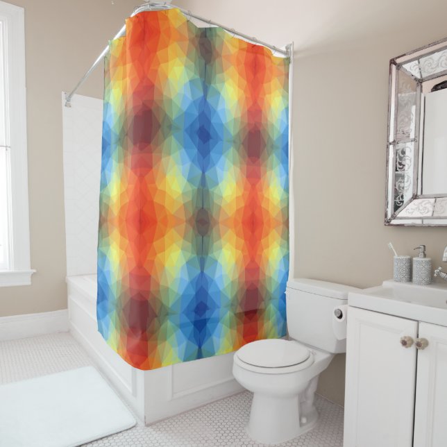 Modern Rainbow Geometric Shape (In Situ)
