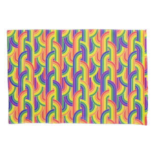 Modern Rainbow Pattern Pillowcase
