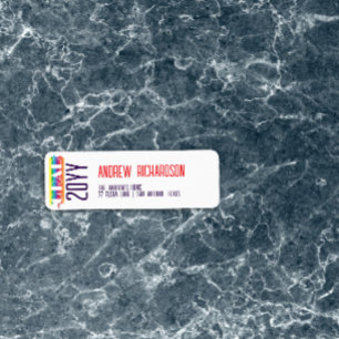 Modern rainbow stripe