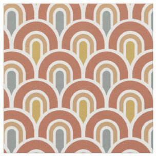 Modern rainbows design fabric