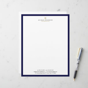 Modern Real Estate Agent Letter Head Stationery