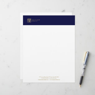 Modern Real Estate Agent Letter Head Stationery