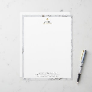 Modern Real Estate Agent Letter Head Stationery