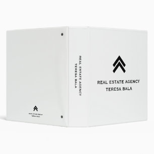 Modern Real Estate Agent Minimal Listing Binder