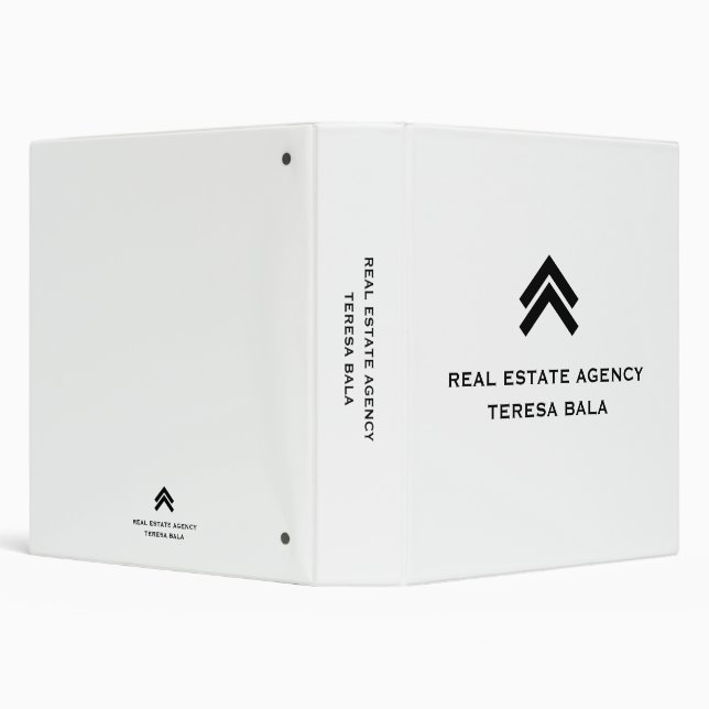 Modern Real Estate Agent Minimal Listing Binder (Background)