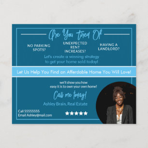 Modern Real Estate Flyer Template  Editable Rental