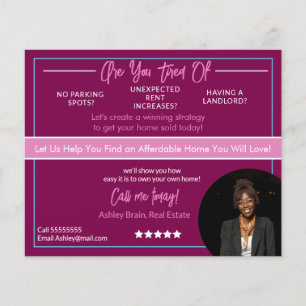 Modern Real Estate Flyer Template  Editable Rental