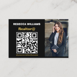Modern Real Estate Monogram 2025 Business Card