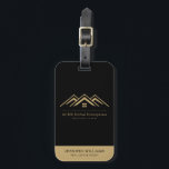 Modern Real Estate Promotional Realtor Logo Luggage Tag<br><div class="desc">Elevate Your Real Estate Brand with Premium Promotional Items! Ensure your clients never forget your name with personalized Luggage Tag. Perfect for jotting down property details and contact information, these note pads keep you top of mind. Make a statement of professionalism with custom-branded items. Impress clients with a polished presentation...</div>