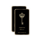 Modern Realtor Key Faux Crown Gold Trim Mortgage