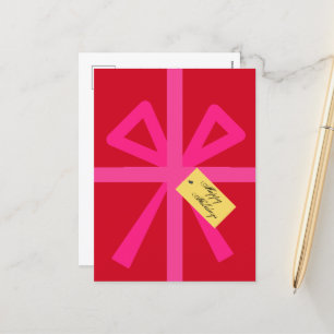 Modern Realtor Personalized Business Greetings Holiday Postcard