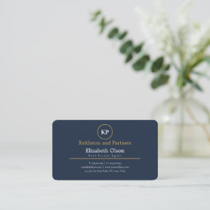 Modern Realtor Promotional black elegant simple Business Card