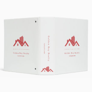 Modern Realtor Promotional Custom Real estate Binder