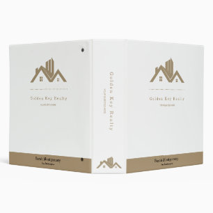Modern Realtor Promotional Custom Real estate Binder