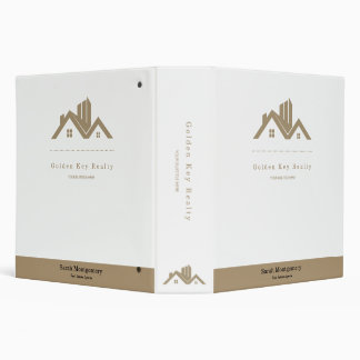 Modern Realtor Promotional Custom Real estate Binder