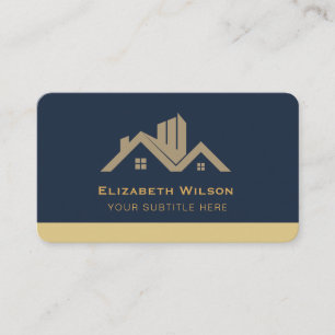 Modern Realtor Promotional Real Estate agents Business Card