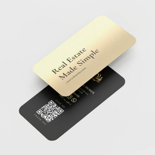 MODERN REALTOR REAL ESTATE AGENT SLOGAN BUSINESS CARD