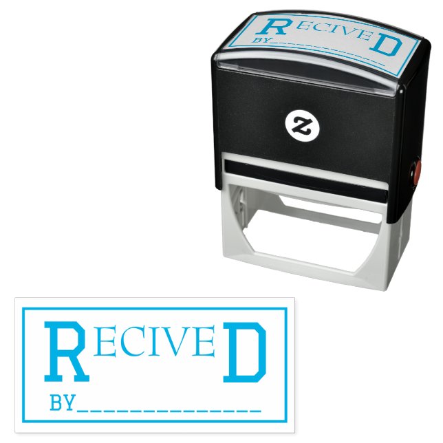 Modern Received  Self-inking Stamp (In Situ)