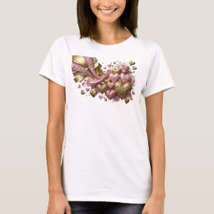 Modern Red ABSTRACT ART Art Print T-Shirt
